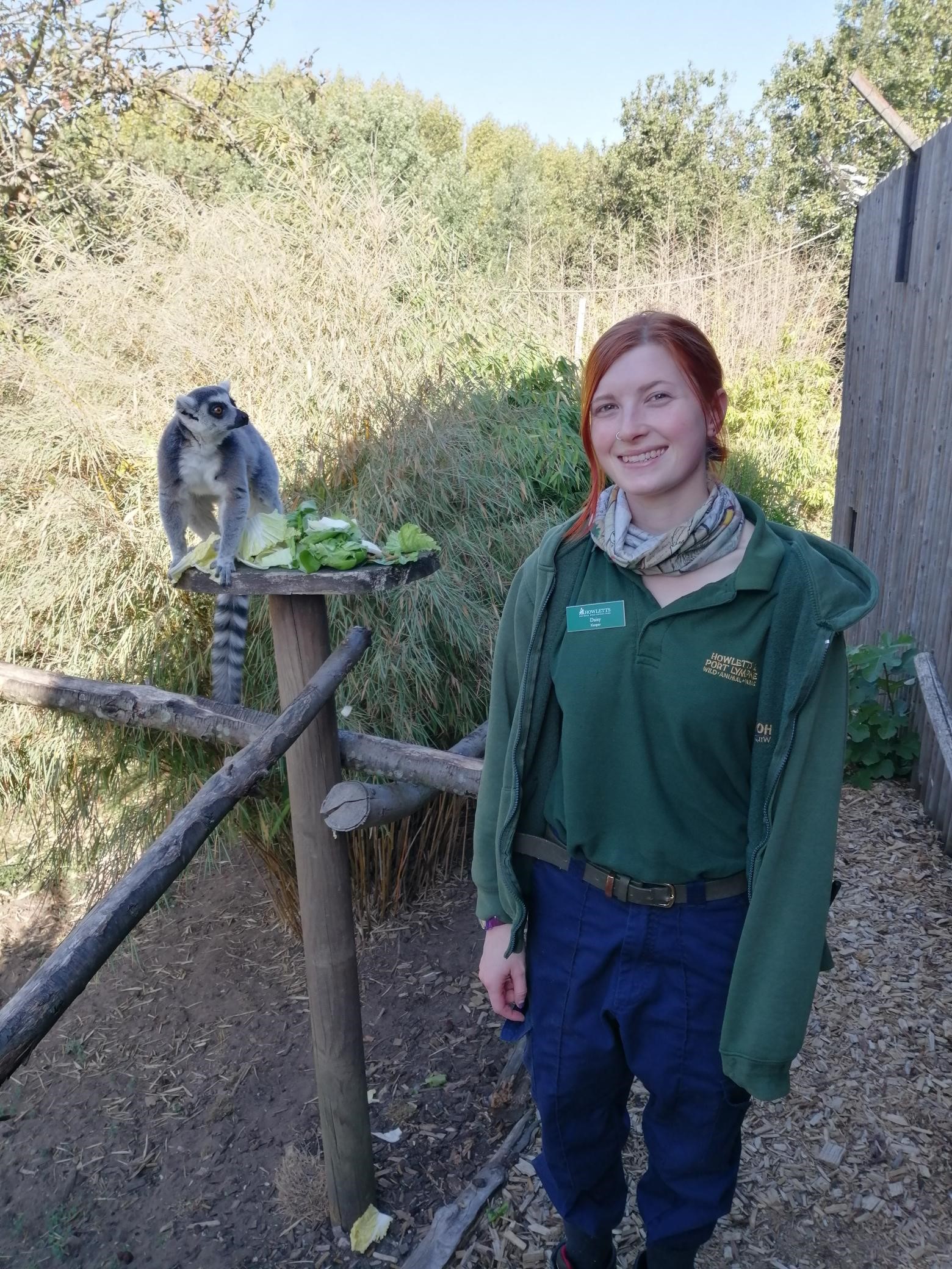 Meet the Keeper Daisy at Howletts