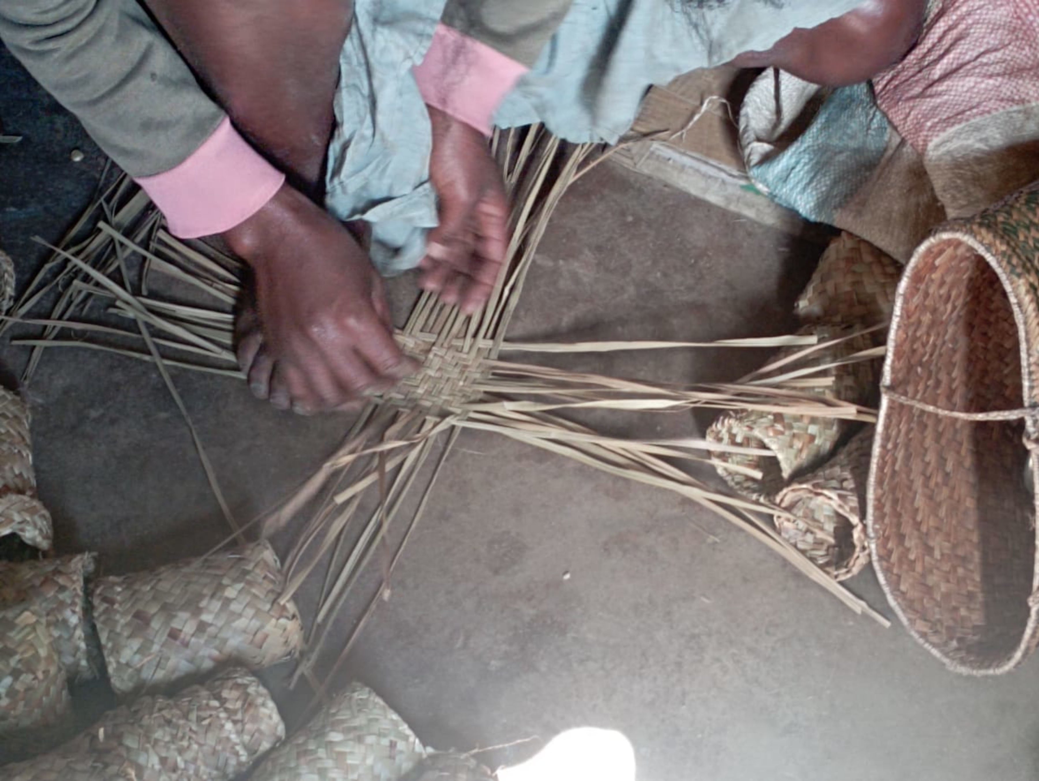 The weaving process