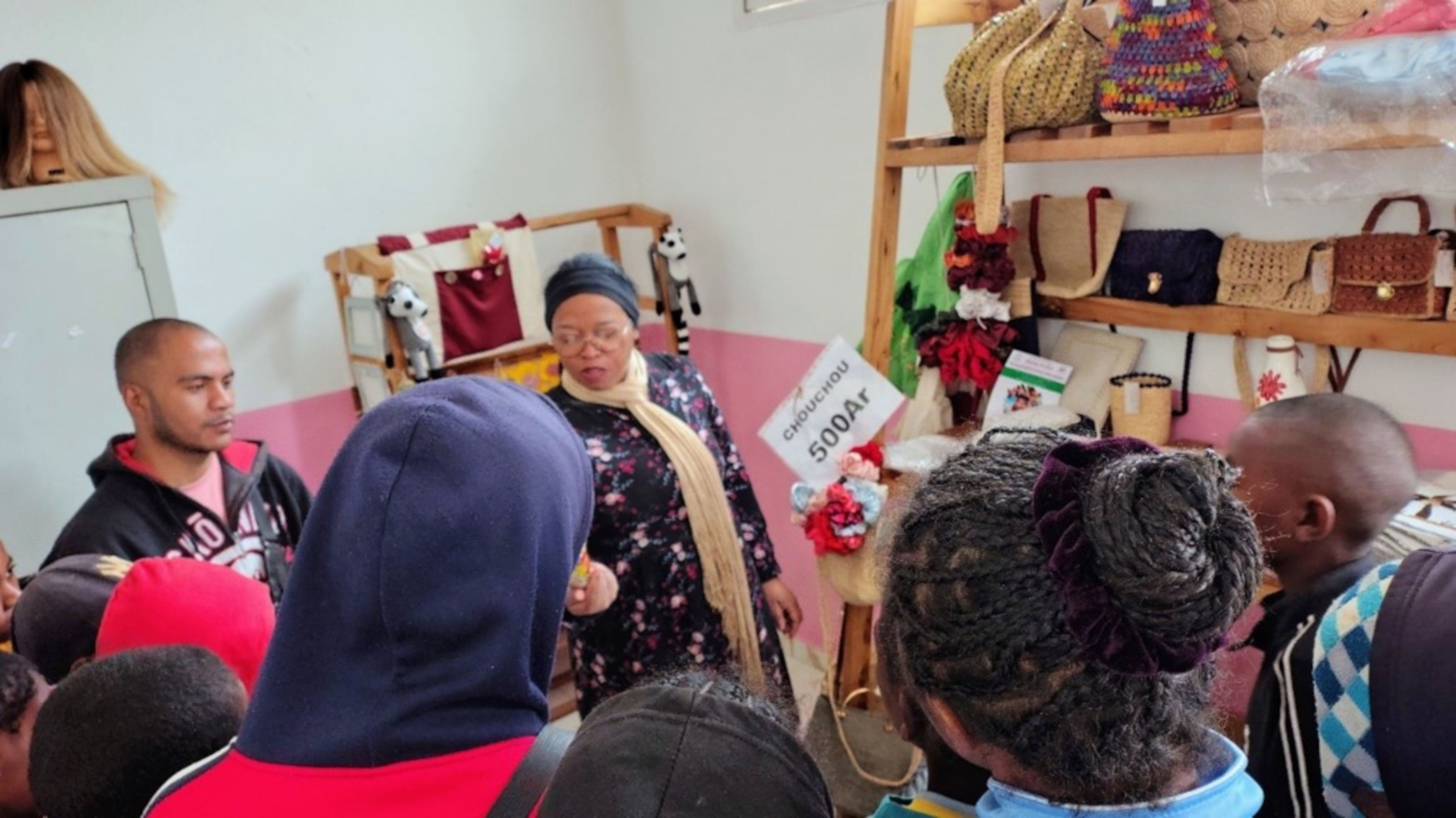 Akany Avoko Showing how to use waste materials for works of art