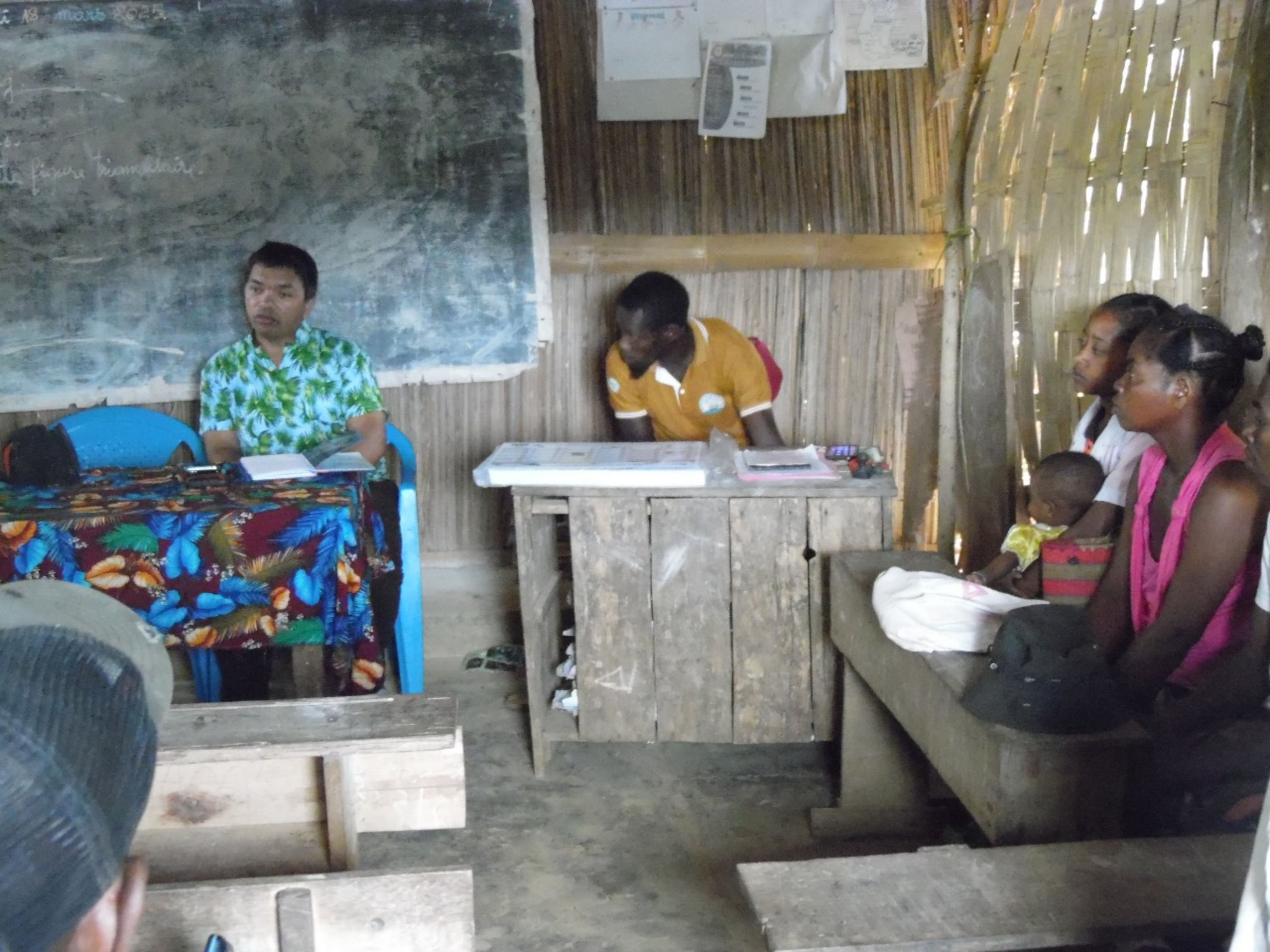 Attending community meetings