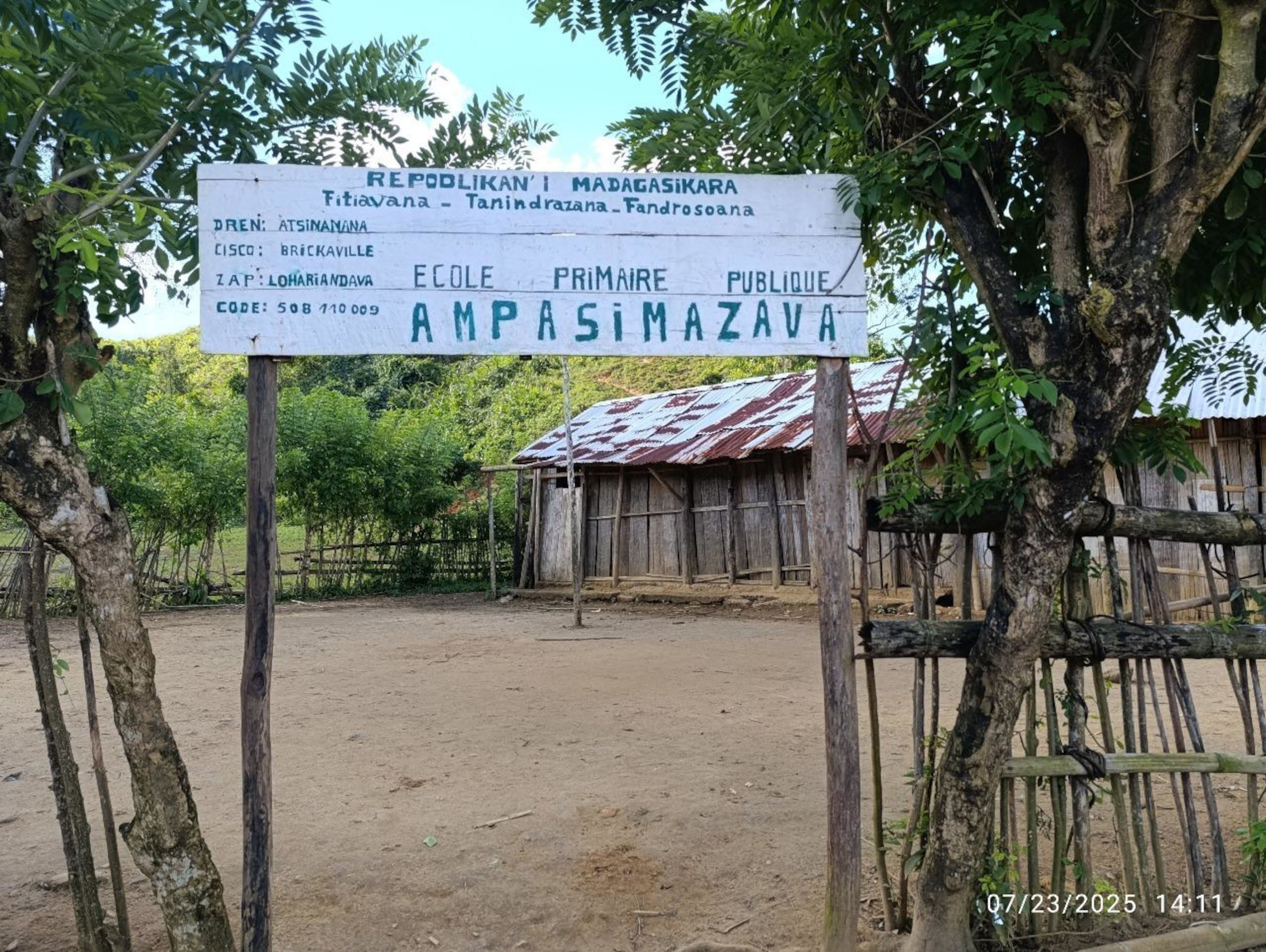 Public primary school, Ampasimazava