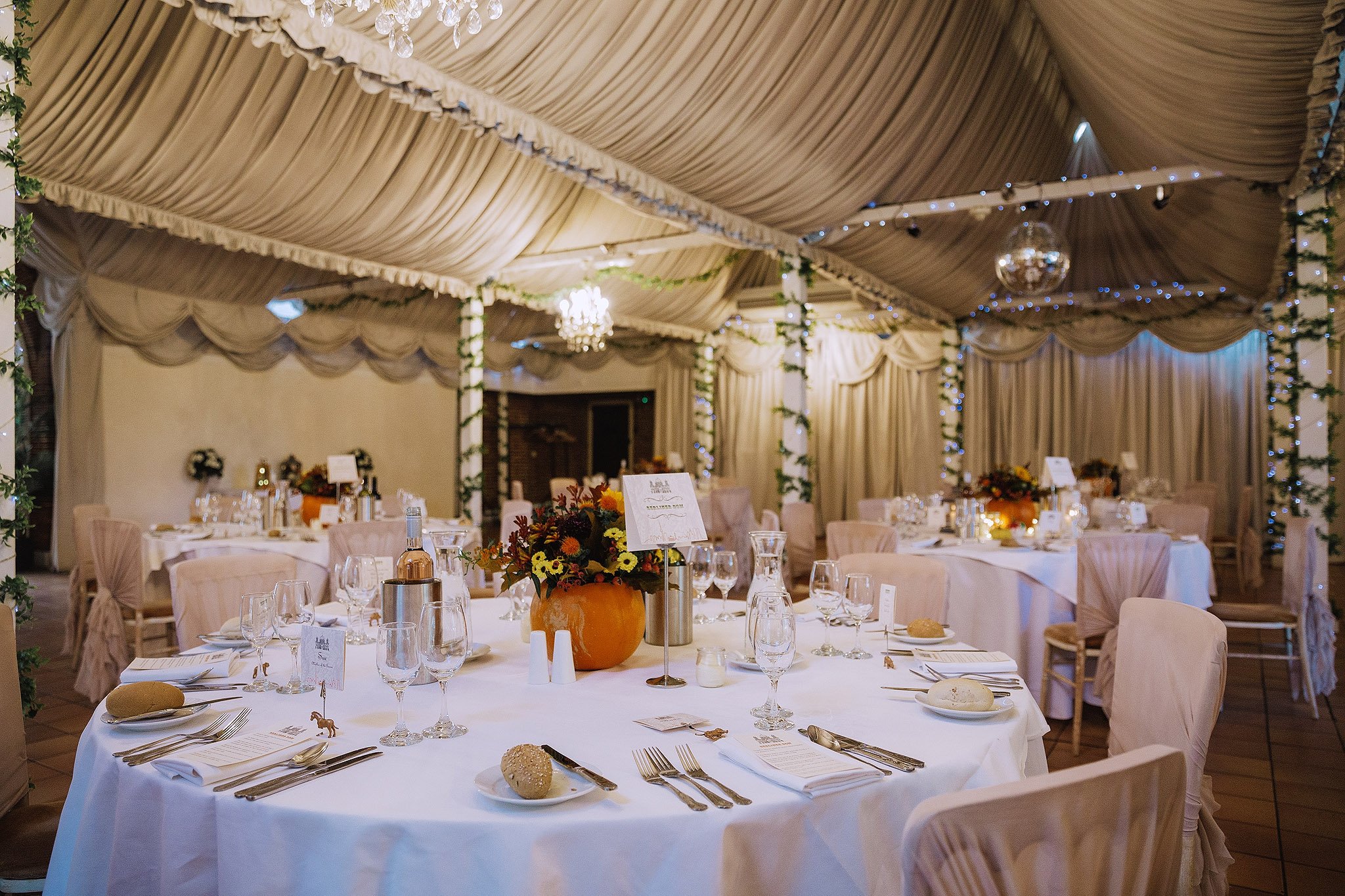 A look inside the wedding decor